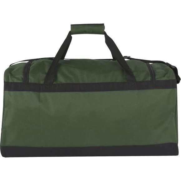 24 Inch Men & Women Green Lightweight Canvas Duffle Gym Sports Equipment Bags - Picture 5 of 9